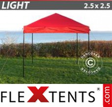 Klappzelt FleXtents Light 2,5x2,5m Rot