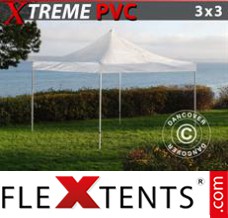 Klappzelt FleXtents Xtreme 3x3m Transparent