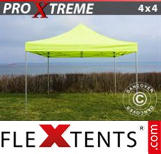 Klappzelt FleXtents Xtreme 4x4m Neongelb/Grün